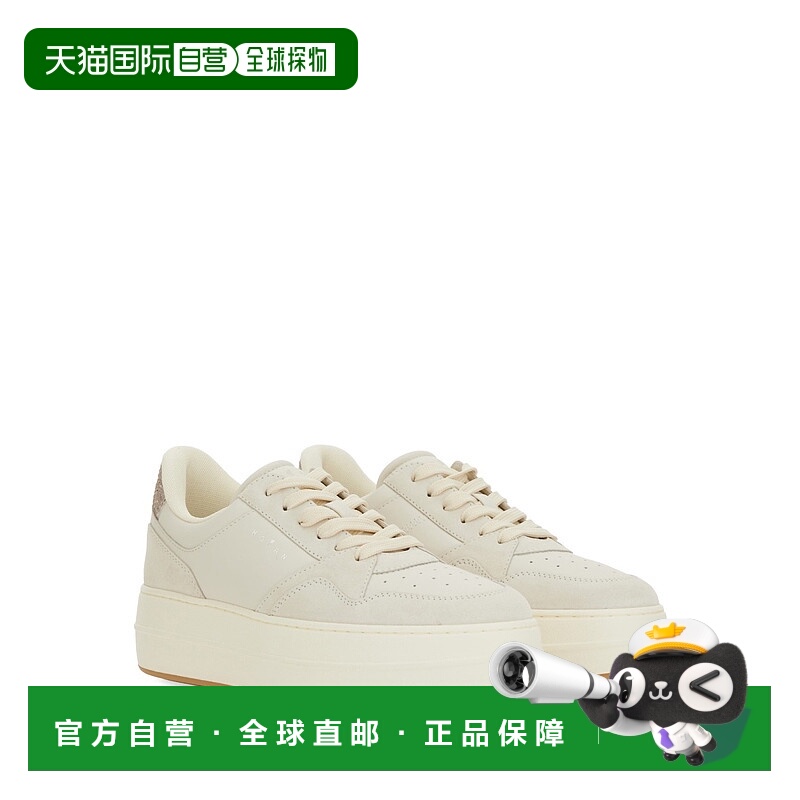 1h可退 HOGAN 女士运动鞋 HXW6700FK80U3J0CAS SS2025 白色