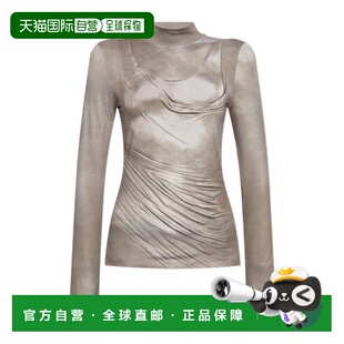 T恤长袖 1h可退 上装 女士 半高领 balmain