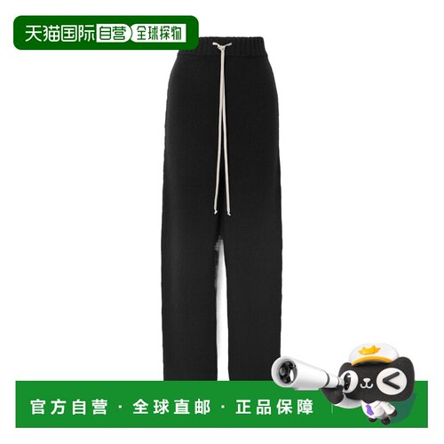 RICK OWENS 女士休闲裤 RP01E768809 SS2026 黑色【付后1h可退】