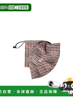 MIU MIU 女士帽子 5RM0482CVGF0R03 SS2025 花色 Vichy帽子带小袋