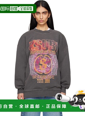 1h可退 潮奢 Ksubi 女士 灰色 Kickstart Oh G 套头衫 WSP25FL002