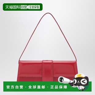 1h可退 潮奢 Jacquemus 女士 Le Bambino 长款漆皮红色包包 BAW00