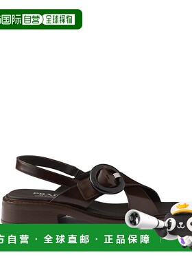 PRADA 女士凉鞋 1X962NF035P39F0038 CO 橙色 buckled sandals