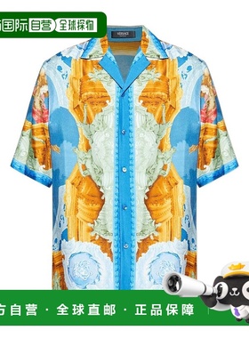 VERSACE 男士衬衫 1A1609510039265X000 SS2026蓝色男装