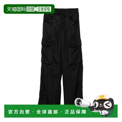 1h可退 RICK OWENS 女士休闲裤 RP02E4354K09 AW2025 黑色 工装口