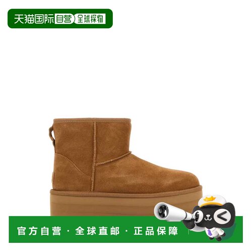 UGG 女士靴子 1134991CHESTNUT AW2025 驼色 `classic mini platf