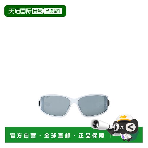 GUCCI 男士眼镜 840033J16919181 AW2025 灰色 几何太阳镜古驰