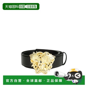 VERSACE 男士腰带 DVTP1DCU5760D41OH CO 黑色 美杜莎图案腰带