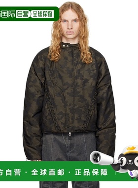 1h可退 潮奢 Andersson Bell 男士 绿色 Camouflage Lace-Up 填充