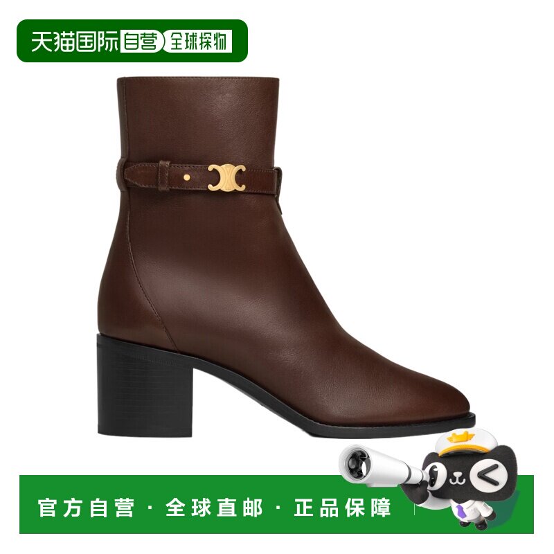 CELINE 女士高跟鞋 365013891C19OA SS2026 棕色 GARANCE TRIOMPH图片
