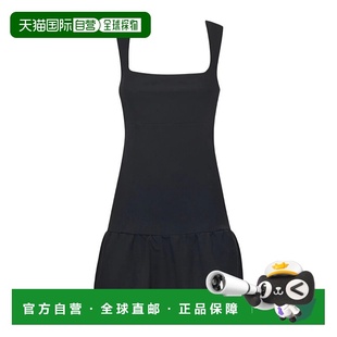 黑色 PINKO AW2025 105768A2QVZ99 方领迷你连衣裙 女士连体裤