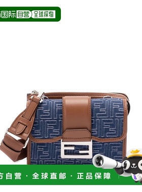 FENDI 男士单肩包 7VA649AUGO1 AW2025 蓝色 Fendi Denim-Effect