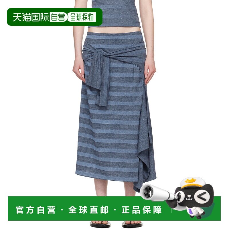 1h可退 潮奢 Our Legacy 女士 蓝色 Sash 半身裙 W2256S7P