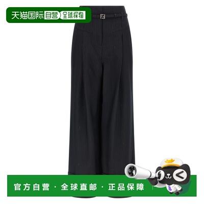 1h可退 潮奢 Fendi 芬迪 女士 RTW... 蓝色长裤 FR6673AW7I