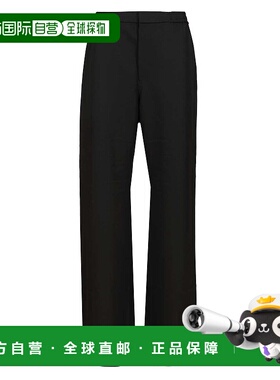 CELINE 男士休闲裤 RP0F30V8638NO SS2026 黑色 DRAWSTRING TROUS