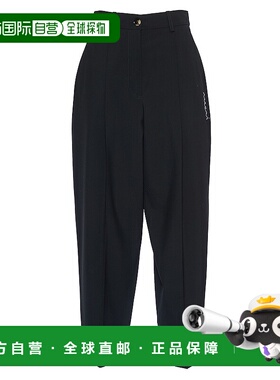 MARNI 女士休闲裤 PAMA0538S100N99 SS2025 黑色 Pantaloni Dritt