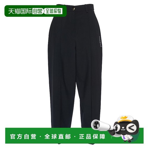 MARNI 女士休闲裤 PAMA0538S100N99 SS2025 黑色 Pantaloni Dritt