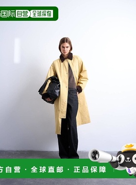 1h可退 潮奢 Topshop 女士 shacket 撞色领子长款芥末黄夹克