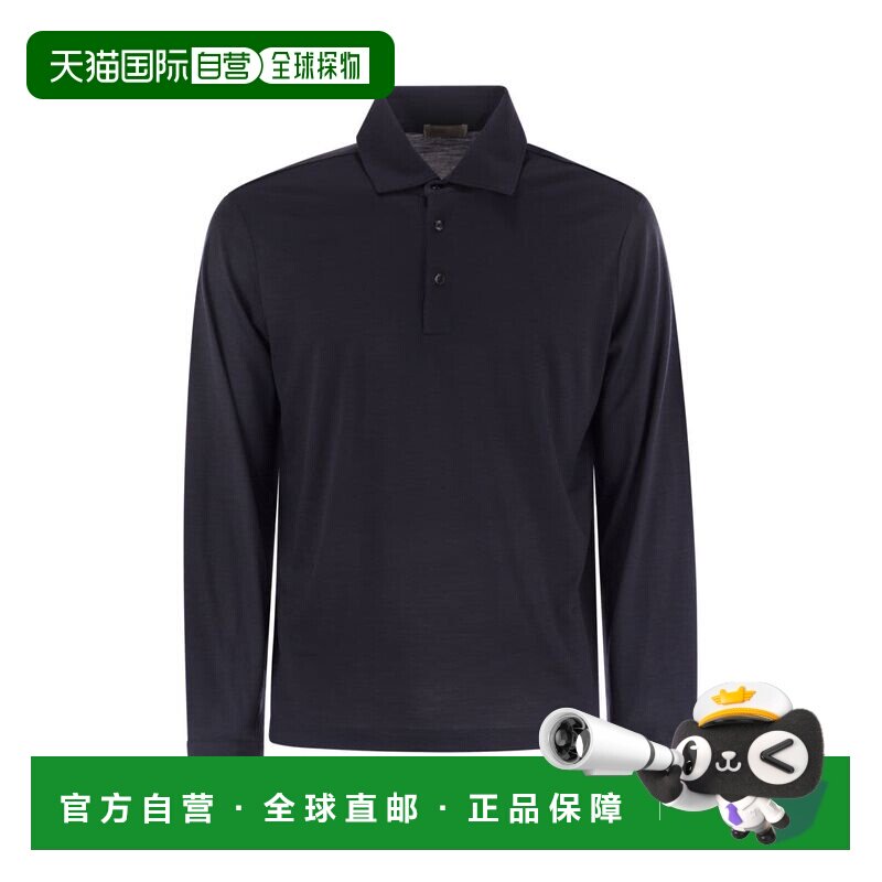 1h可退 HERNO 男士衬衫 JPL0009UR520689200 AW2025 蓝色 长袖Pol