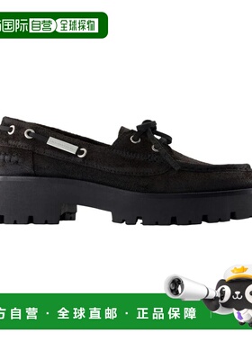 ALEXANDER WANG 女士芭蕾乐福鞋 30325F004 AW2025 棕色