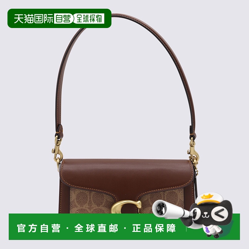 1h可退 COACH 女士斜挎包 CY200B4N4 CO 棕色 单手柄斜挎包蔻驰