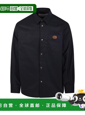 VALENTINO 男士衬衫 6V3CIO05CKV598 SS2025 蓝色 SPORT SHIRT