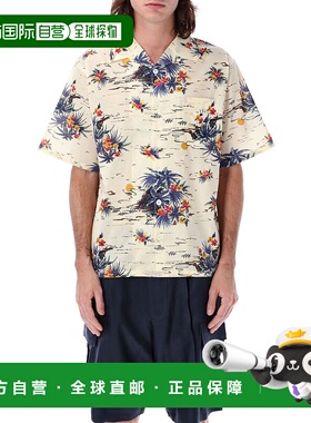 PRADA 男士衬衫 UCS41416YKF0032 CO 花色 Bowling shirt
