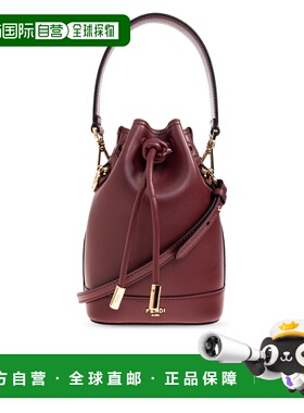 FENDI 女士手提包 8BS109AYJ1F0YPU SS2026 酒红色 MON TRESOR LE