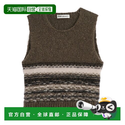 OUR LEGACY 男士针织衫 M4253PB AW2025 棕色背心