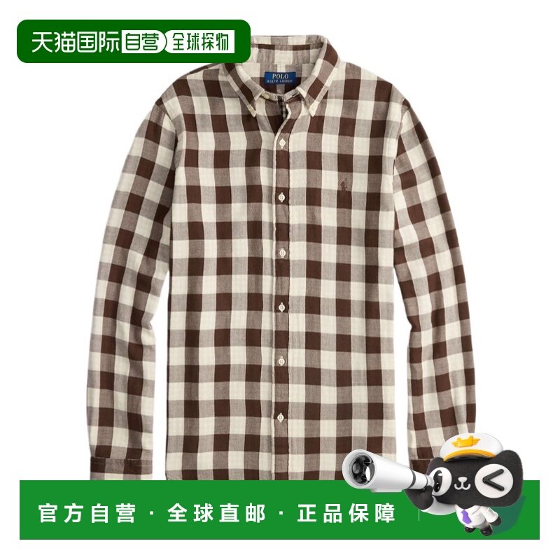 POLO RALPH LAUREN 男士长袖衬衫 AW2025 710P00517003,运动服/休闲服装,运动POLO衫,淘宝优惠券,粉丝福利购,淘宝优惠卷