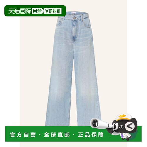 GANNI 女士牛仔裤 100314008317000 CO 蓝色 MARRI 2.0 Wide-Leg