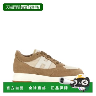 1h可退 潮奢 Hogan 男士 HOGAN INTERACTIVE 绒面革布织运动鞋 HX