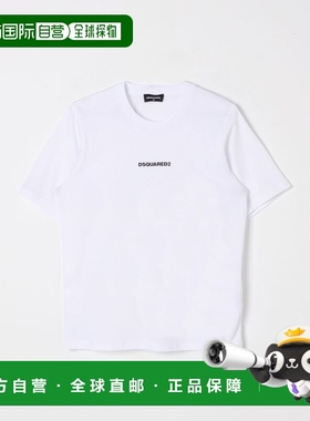 DSQUARED2 女童衬衫 DQ2823D004GDQ100 CO 白色 logo印花T恤