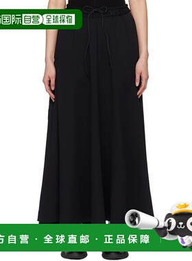 1h可退 潮奢 Y-3 女士 黑色 3-Stripes Track 半身裙 JN4985a字裙