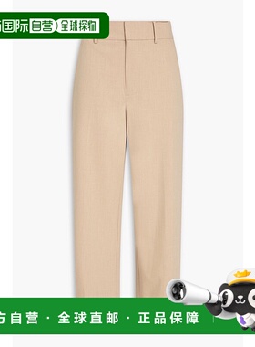 1h可退 潮奢 Staud 女士 Prince 短款斜纹布直筒裤 R25S4130TSSTO