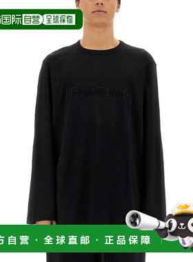 HELMUT LANG 男士衬衫 O06HM511001 SS2025 黑色长袖