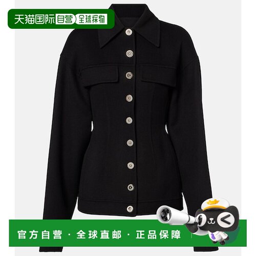 Sportmax 斯宝麦斯 女士 初剪羊毛夹克 black黑色 舒适时尚