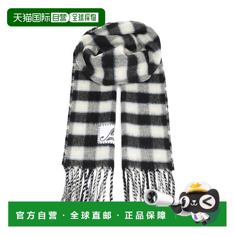 1h可退 MARNI 女士围巾 SCMC0140Y0CHN99 AW2025 黑色 Double-fac