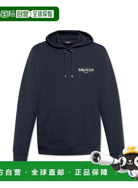 BALMAIN 男士卫衣 EH0JT047BC98SPL CO 深蓝色 长袖卫衣