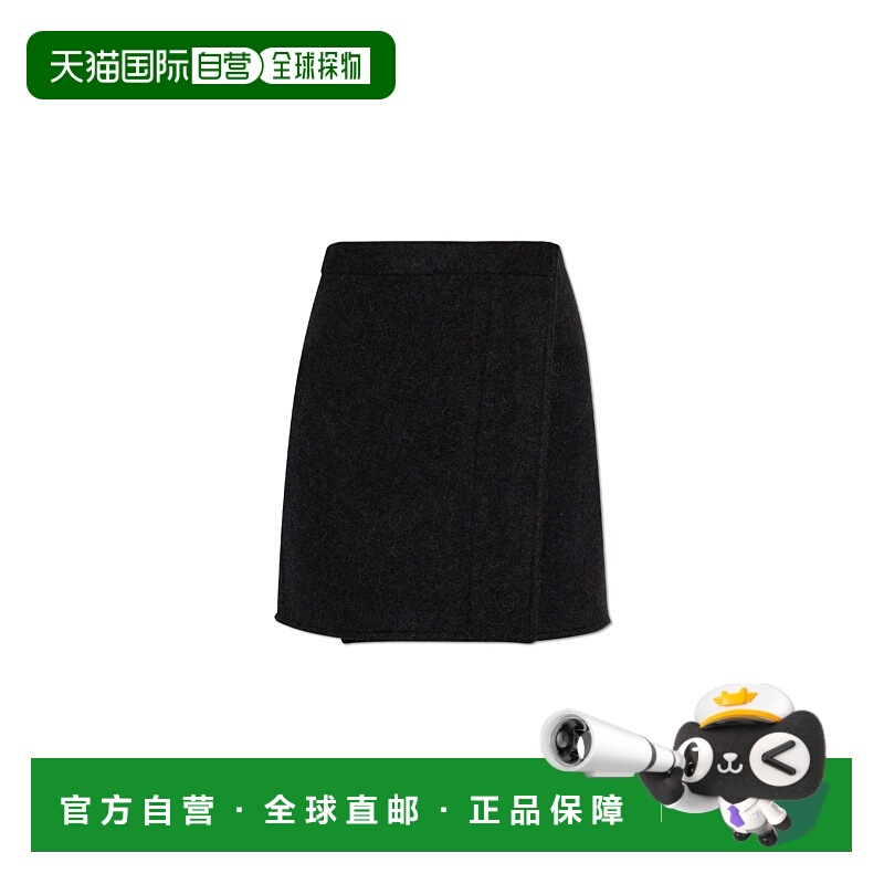 1h可退 LEMAIRE 女士半身裙 SK1061LF504BK999 AW2025 黑色