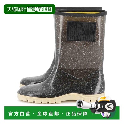 MARC JACOBS 男童童靴 W6067309B AW2025 灰色 Galoshes With Gli