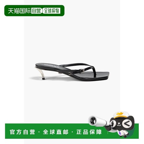 1h可退 潮奢 versace 范思哲 女士 Pin-Point 皮质凉拖 1011192DV