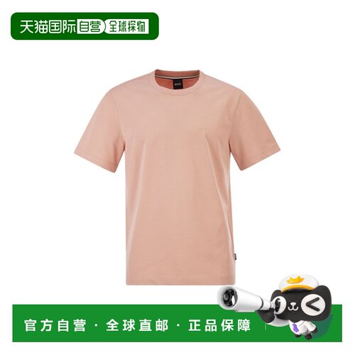BOSS 男士T恤 5046834710241525686 CO 粉红色 Cotton jersey T-s