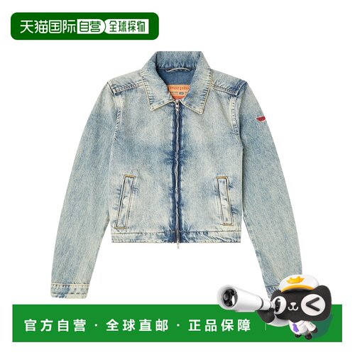 DIESEL 女士西服 A157890DBCX01 AW2025 灰色 de-corb 牛仔外套