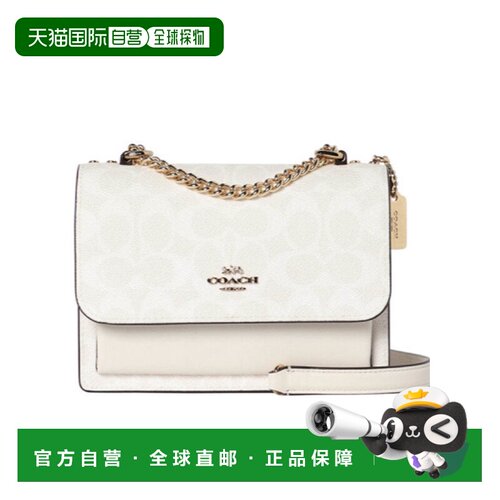 COACH 女士斜挎包 CW206IMXU5 AW2025 白色 翻盖单肩包
