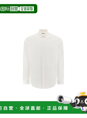 VALENTINO 男士衬衫 WV3AB7654WW001 SS2025 白色