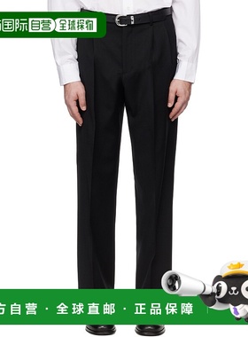 1h可退 潮奢 Sunflower 男士 黑色 Wide Pleated 长裤 41672