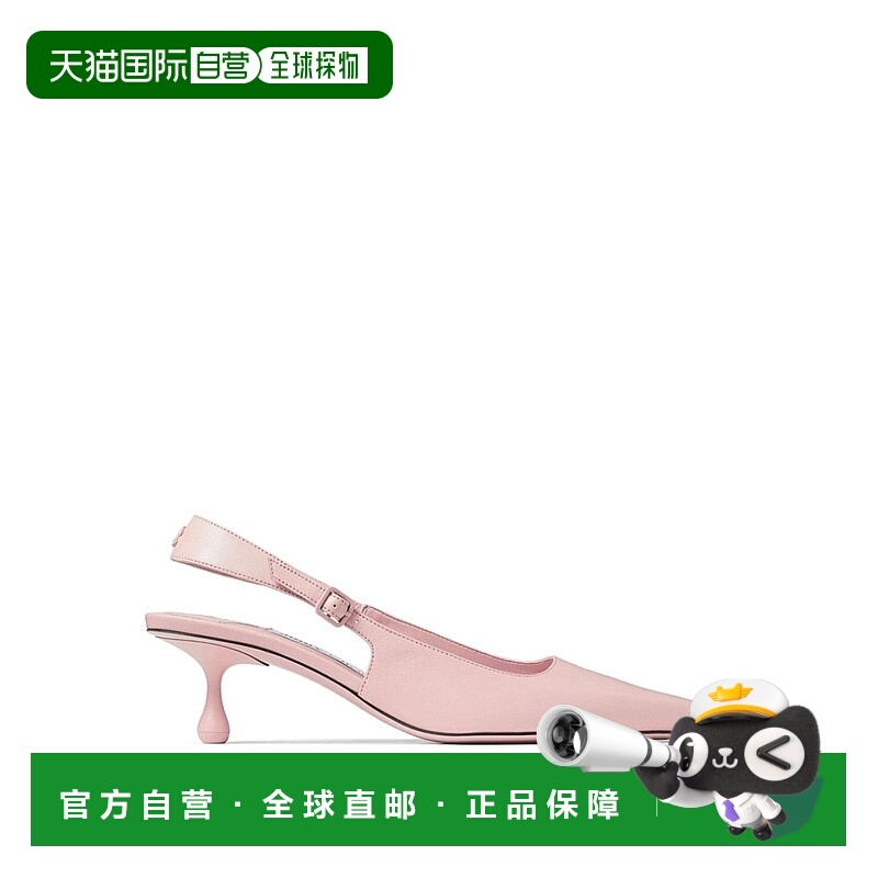 1h可退 JIMMY CHOO 女士高跟鞋 AMEL50NAP CO 粉红色 Black sling