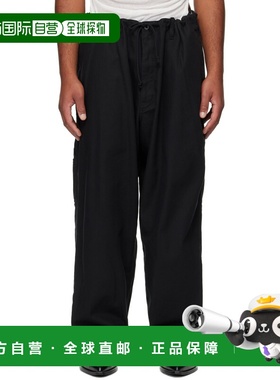 1h可退 潮奢 Yohji Yamamoto 山本耀司 男士 黑色 Painter 长裤 H