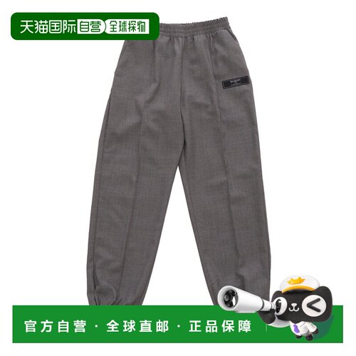 1h可退 BALMAIN 男童长裤 BV6R80I0231810 AW2024 灰色 中腰锥形